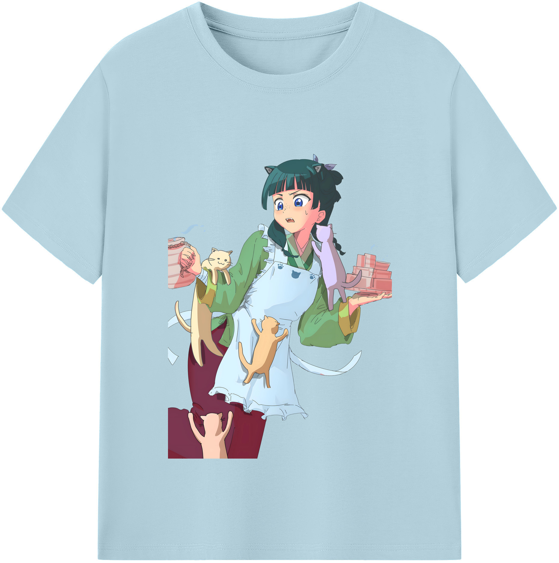 （画像用） 薬屋のひとりごと The Apothecary Diaries 綿100％半袖Tシャツ（フロントプリント）